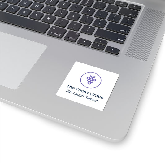 Funny Grape Stickers - Sip, Laugh, Repeat