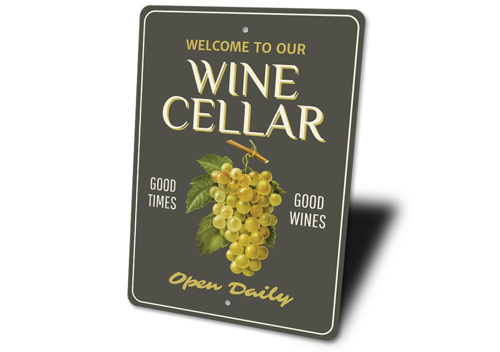 Wine Cellar Welcome Sign
