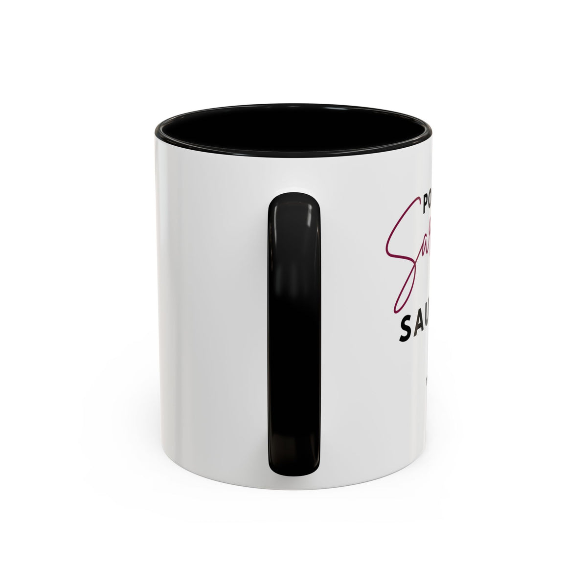 Powered By Sarcasm & Sauvignon Coffee Mug | The Funny Grape