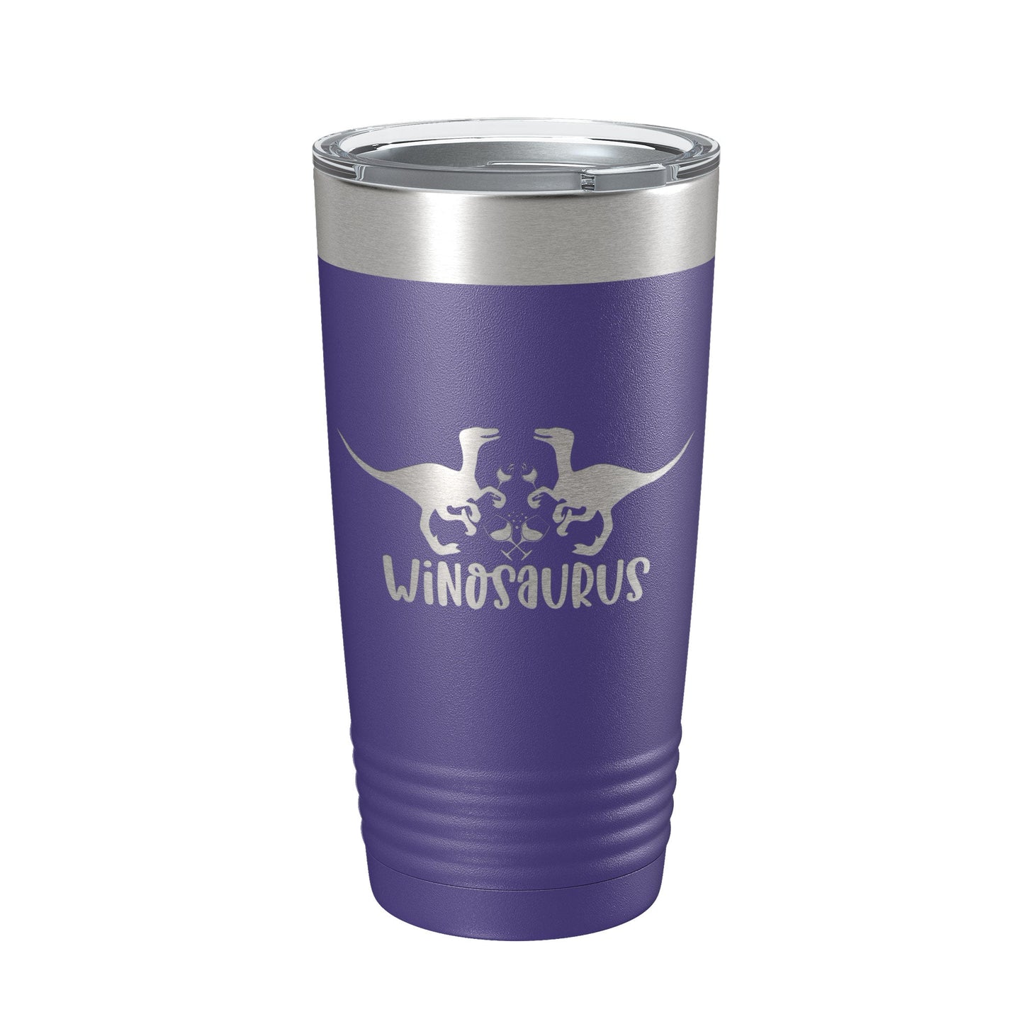 Winosaurus Tumbler Travel Mug Wine Dinosaur Funny Gift Insulated Laser Engraved Coffee Cup 20 oz-15