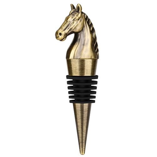 Luxury Horse Head Wine Bottle Stopper Animal-shaped Wine Stopper For