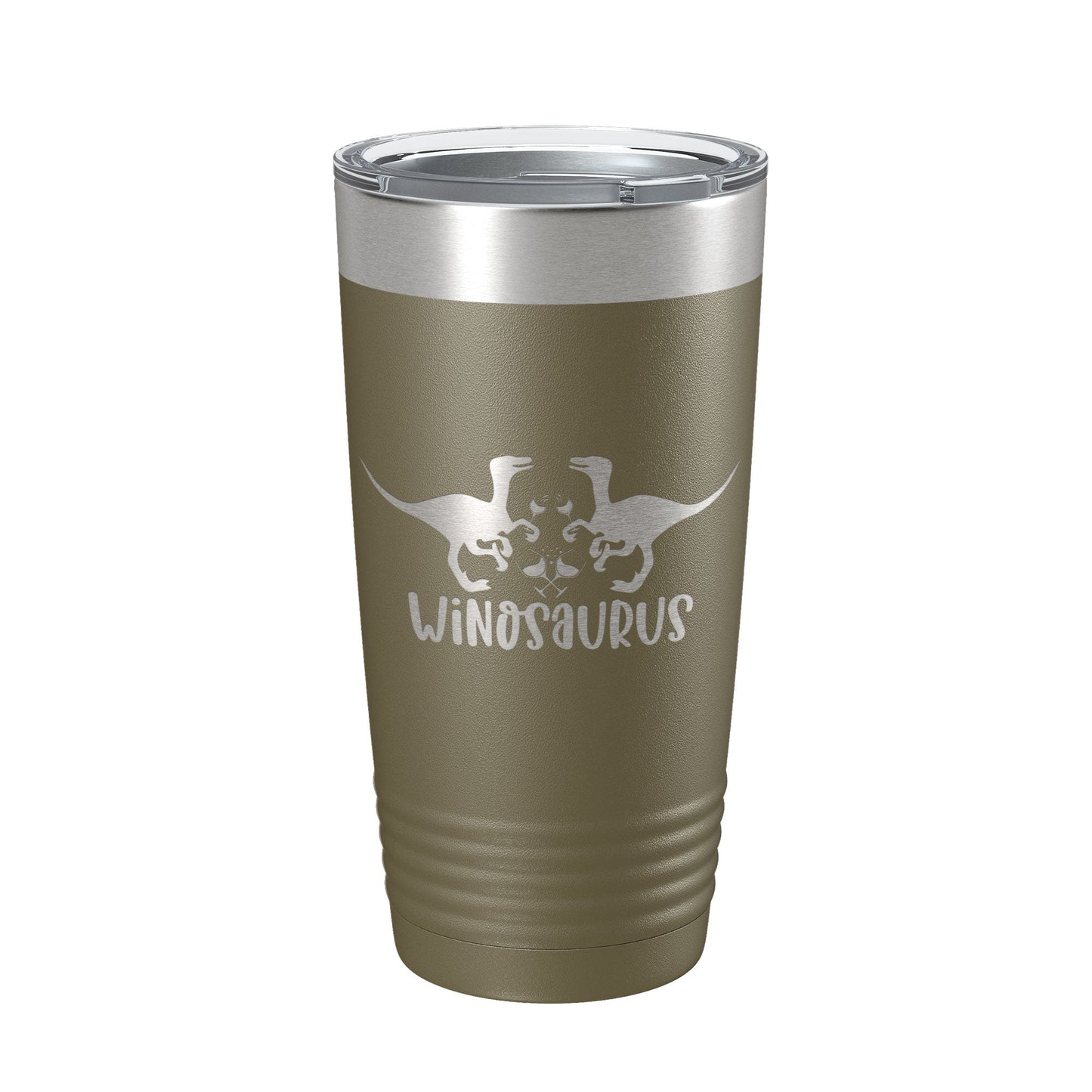 Winosaurus Tumbler Travel Mug Wine Dinosaur Funny Gift Insulated Laser Engraved Coffee Cup 20 oz-21