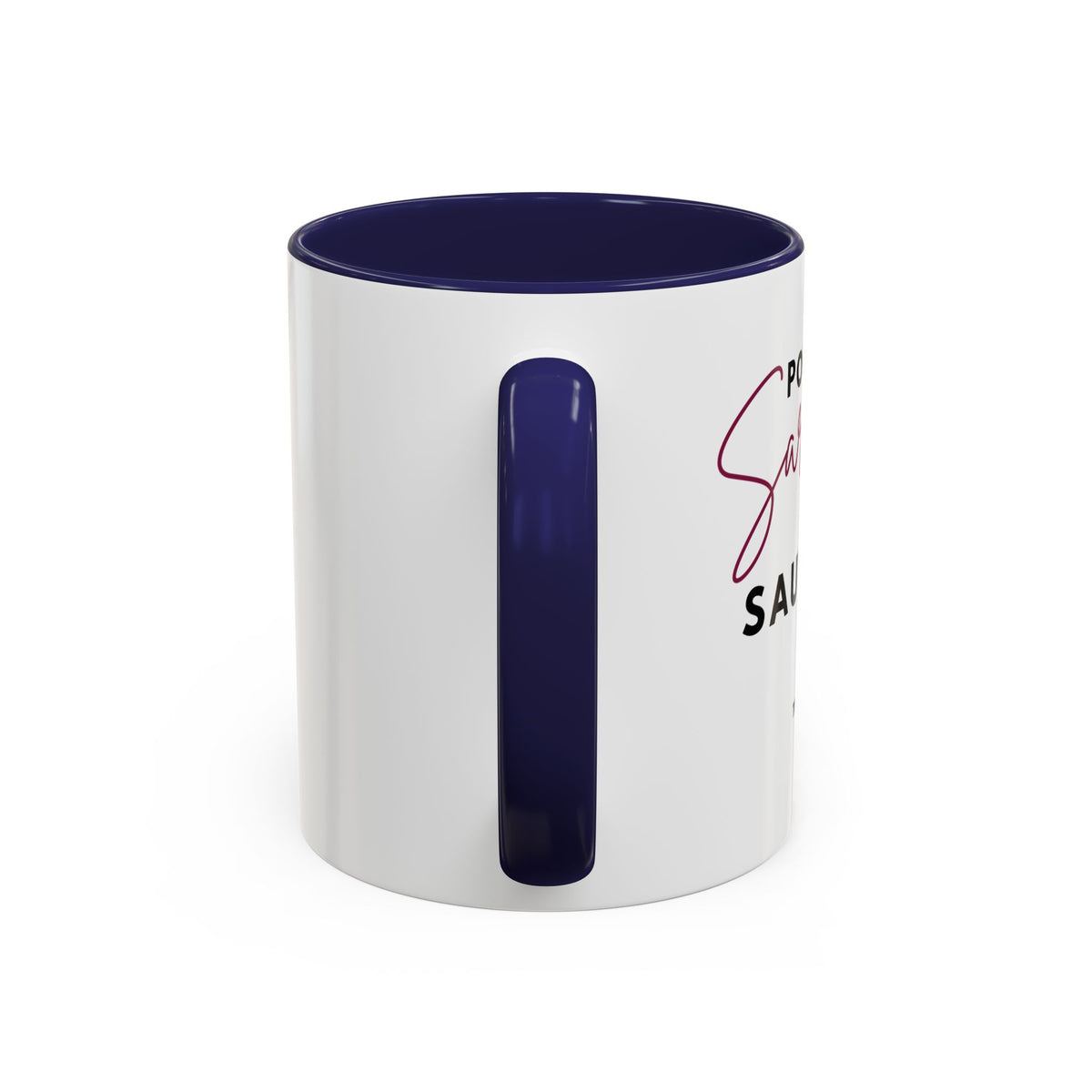 Powered By Sarcasm & Sauvignon Coffee Mug | The Funny Grape