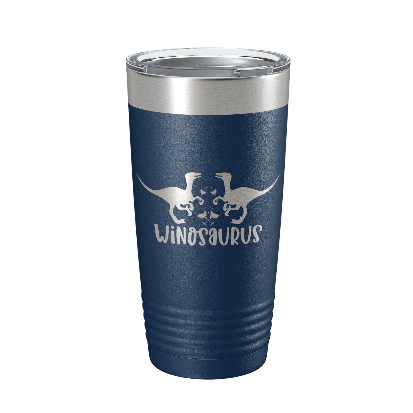 Winosaurus Tumbler Travel Mug Wine Dinosaur Funny Gift Insulated Laser Engraved Coffee Cup 20 oz-8