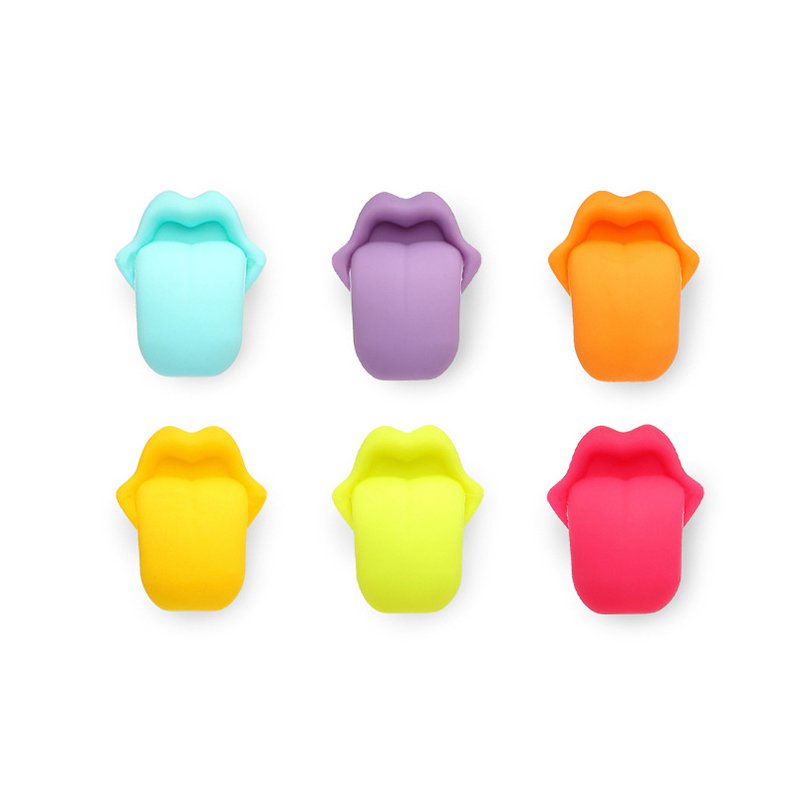 Tongue Wine Bottle Markers