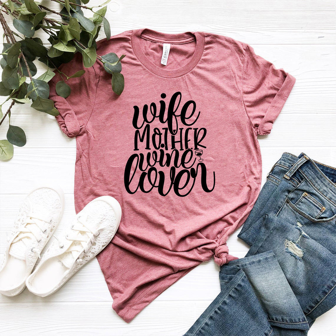 Wife Mother Wine Lover Shirt