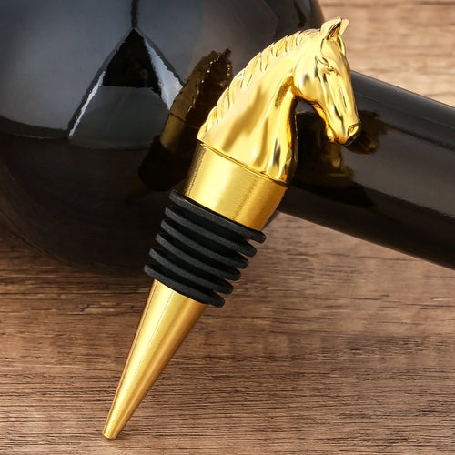 Luxury Horse Head Wine Bottle Stopper Animal-shaped Wine Stopper For